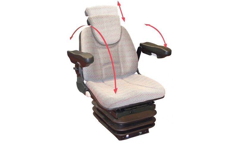 Tractor Seat with Air Suspension