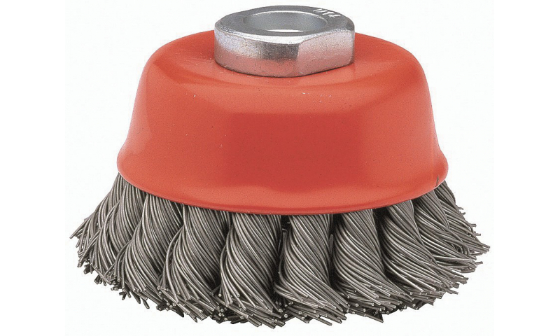 Cup Brush (Corrugated Wire) 65mm